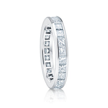 Load image into Gallery viewer, Princess Cut Eternity Ring