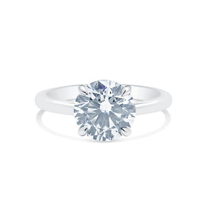 4.05 Carat Lab Grown Diamond Solitaire Engagement Ring