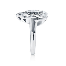 Load image into Gallery viewer, 1930&#39;s Art Deco Heart Motif Engagement Ring