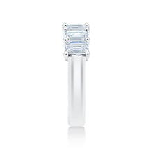 Load image into Gallery viewer, Five Stone Emerald Cut Lab Grown Diamond Ring