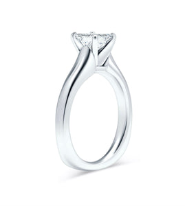 1.01 carat I SI2 Princess Cut Solitaire Diamond Engagement Ring