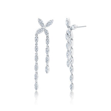 Load image into Gallery viewer, Dangly Diamond Earrings