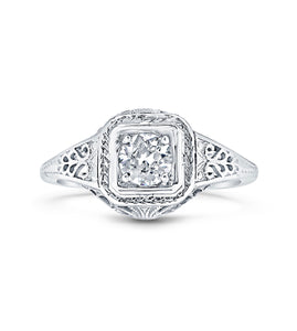 1930's Art Deco Engagement Ring