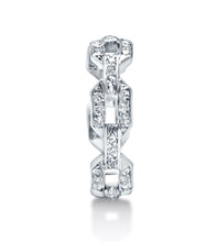 Load image into Gallery viewer, 1920&#39;s Antique Diamond &amp; Platinum Eternity Band