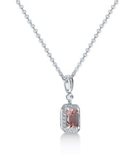 Load image into Gallery viewer, Morganite and Diamond Necklace