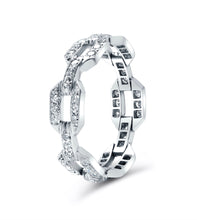 Load image into Gallery viewer, 1920&#39;s Antique Diamond &amp; Platinum Eternity Band