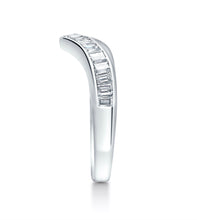 Load image into Gallery viewer, Vintage Platinum &amp; Diamond Baguette Cut Diamond Band