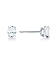 Load image into Gallery viewer, Oval Diamond Studs
