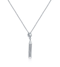 Load image into Gallery viewer, Diamond Tassel  Necklace