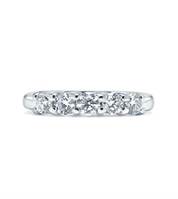 Load image into Gallery viewer, 1.00 cttw Five Stone Platinum &amp; Diamond Band
