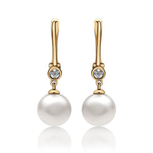 Load image into Gallery viewer, 9.5mm Pearl Earrings