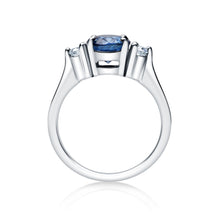 Load image into Gallery viewer, Sapphire &amp; Diamond Ring