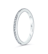 Load image into Gallery viewer, Tacori &#39;Crescent&#39; Platinum &amp; Diamond Band