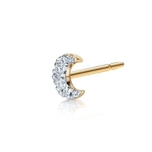 Load image into Gallery viewer, Djula Petite Moon Earrings