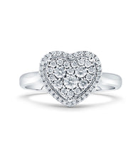 Load image into Gallery viewer, Diamond Heart Ring