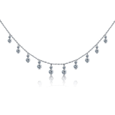 Dangly Diamond Necklace