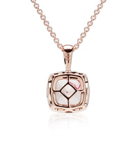 Load image into Gallery viewer, Morganite &amp; Diamond Halo Necklace