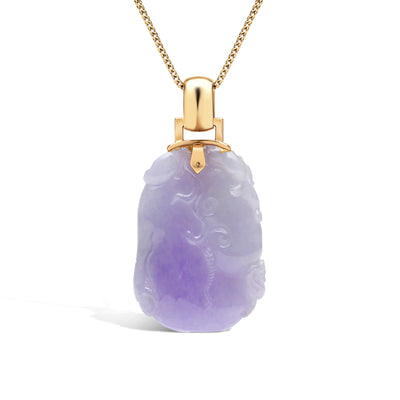 Lavender Jade Necklace