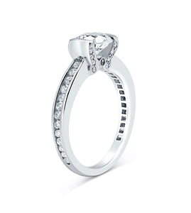 0.93 Carat E-Color Diamond Ring - Ritani design