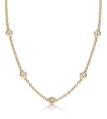 Diamond Station Necklace