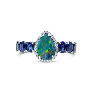 Coomi Sapphire & Opal Ring