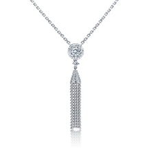 Load image into Gallery viewer, Diamond Tassel  Necklace