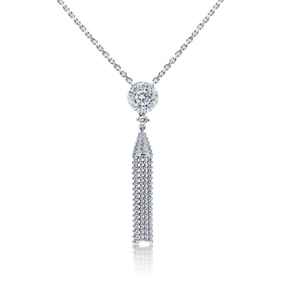 Diamond Tassel  Necklace