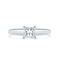 Load image into Gallery viewer, 1.02 carat F VS2 Princess Cut Solitaire Diamond Engagement Ring