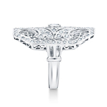 Load image into Gallery viewer, Diamond Filigree Cocktail Ring