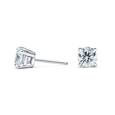 0.38 CTTW F-G VS2-SI1 Diamond Stud Earrings