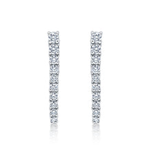 Load image into Gallery viewer, Dangly Diamond Earrings