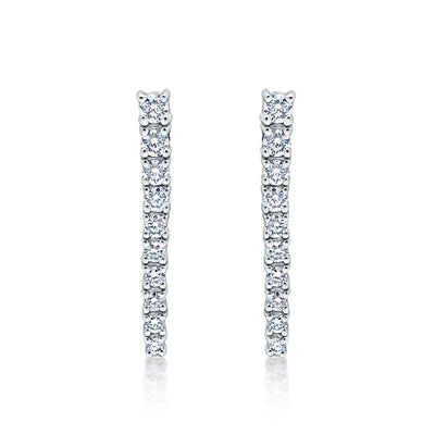 Dangly Diamond Earrings