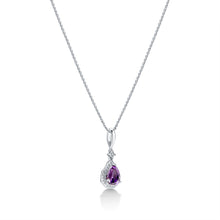 Load image into Gallery viewer, Amethyst &amp; Diamond Necklace