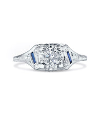 Load image into Gallery viewer, Art Deco Engagement Ring