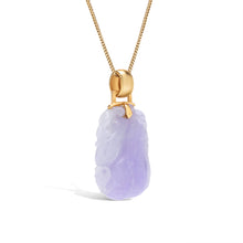 Load image into Gallery viewer, Lavender Jade Necklace