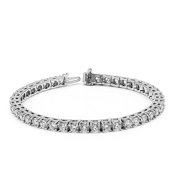 10 CTTW H VS Diamond Tennis Bracelet