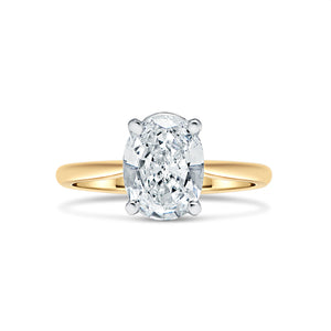 1.70 Carat Oval Cut Diamond Engagement Ring