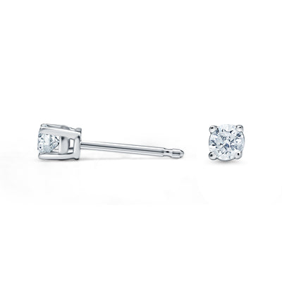 0.28 CTTW F-G SI1 Diamond Stud Earrings