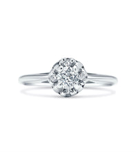 Load image into Gallery viewer, Petite Vintage Engagement Ring