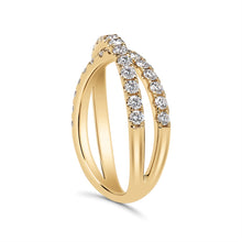Load image into Gallery viewer, Diamond Band With A Twist