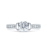 Load image into Gallery viewer, 0.93 Carat E-Color Diamond Ring - Ritani design