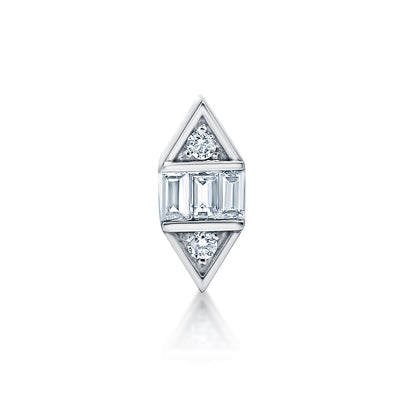 Baguette Diamond Piercing