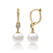 Load image into Gallery viewer, 9.5mm Pearl Earrings