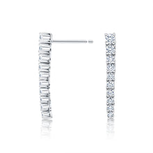 Load image into Gallery viewer, Dangly Diamond Earrings