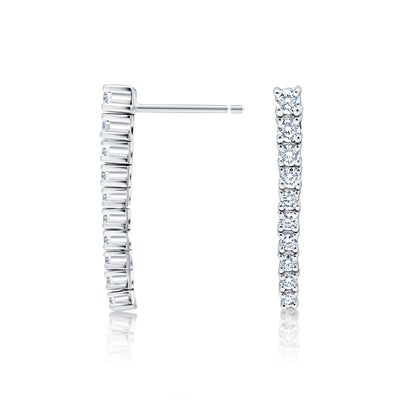 Dangly Diamond Earrings