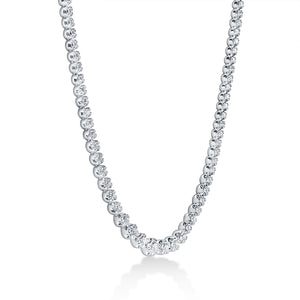 4 Carat F-G VS1 Diamond Eternity Necklace