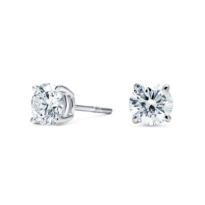 1.30 CTTW Diamond Stud Earrings