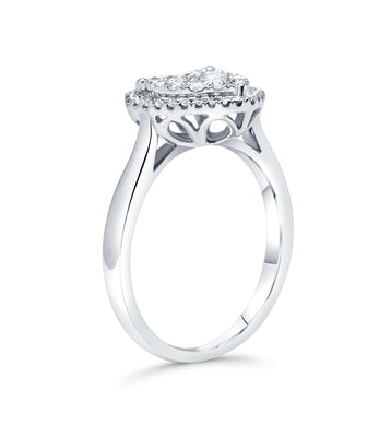 Diamond Heart Ring