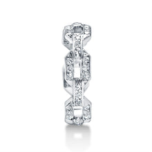 Load image into Gallery viewer, 1920&#39;s Antique Diamond &amp; Platinum Eternity Band
