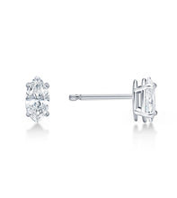 Load image into Gallery viewer, Marquise Diamond Studs